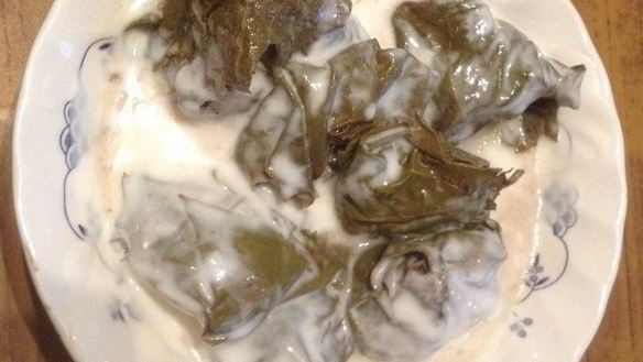 Рецепт Долма с соусом на основе кефира