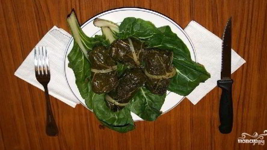 Рецепт голубцы из мангольда