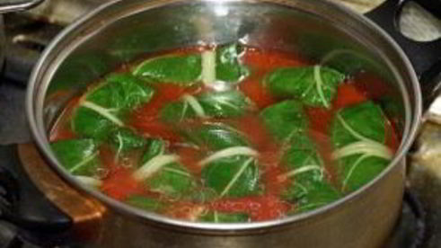 голубцы из мангольда