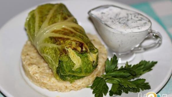 Рецепт Голубцы из савойской капусты Богатые
