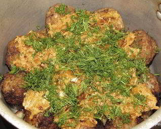 Голубцы ленивые в казане