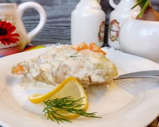 Голубцы с картофелем