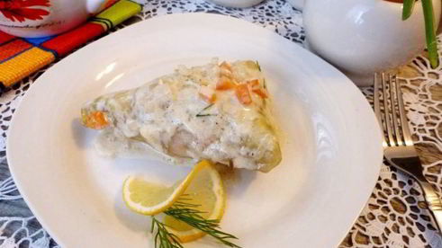 голубцы с картофелем