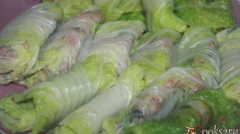 голубцы с мраморной говядиной во вкуснейшем сметанно-овощном соусе