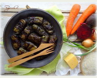 Голубцы свекольные