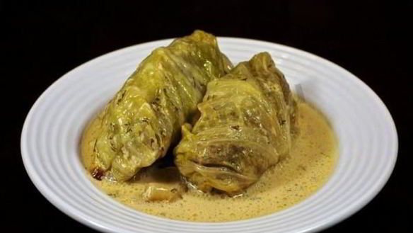 Рецепт Голубцы в сметанном соусе в духовке