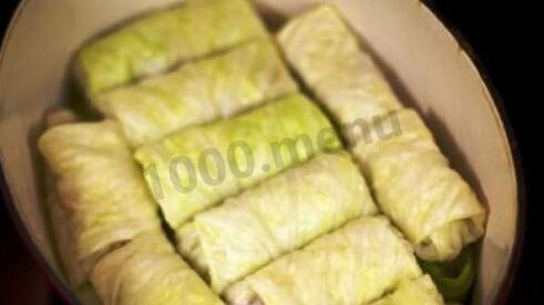 голубцы в сметанном соусе в духовке