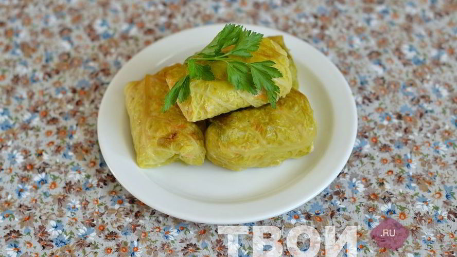 Рецепт куриные голубцы в листьях савойской капусты