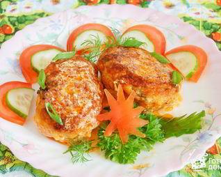 Ленивые голубцы из курицы