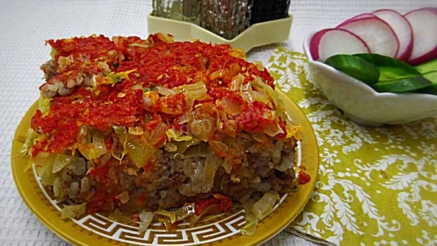 Рецепт ленивые голубцы с болгарским перцем