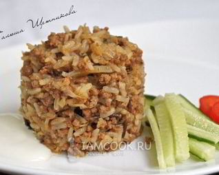 Ленивые голубцы с фаршем в духовке