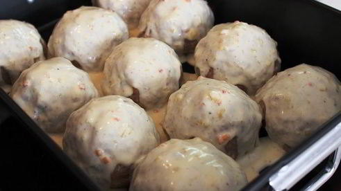 ленивые голубцы в кисло-сладком соусе