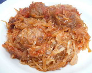 Ленивые голубцы в мультиварке