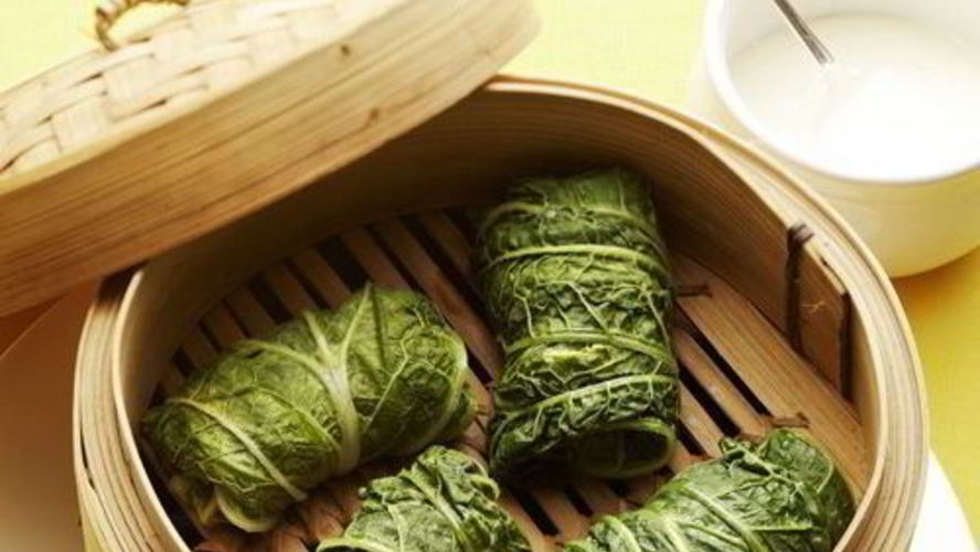 Рецепт паровые голубцы из пекинской капусты