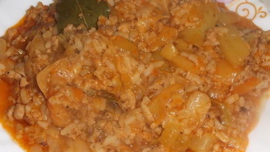 Рецепт перцы с кабачком ленивые голубцы