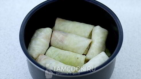 постные голубцы с грибами и рисом