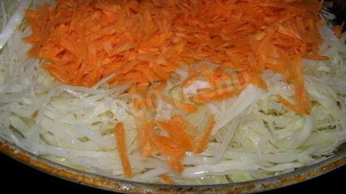 постные ленивые голубцы