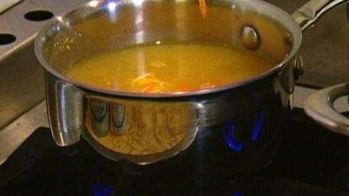 гречневая лапша с грибами и морской капустой