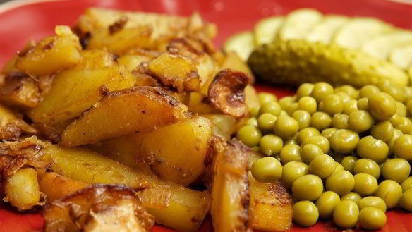 Рецепт Белые грибы с картошкой