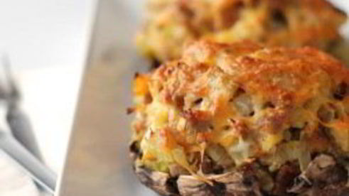 фаршированный портобелло