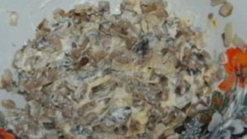 фаршированные шампиньоны с сыром