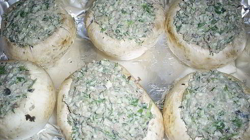 фаршированные шампиньоны шик