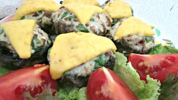 Рецепт Фаршированные шампиньоны