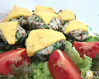 Фаршированные шампиньоны