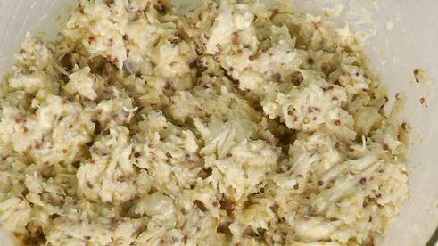 фаршированные шляпки шампиньонов