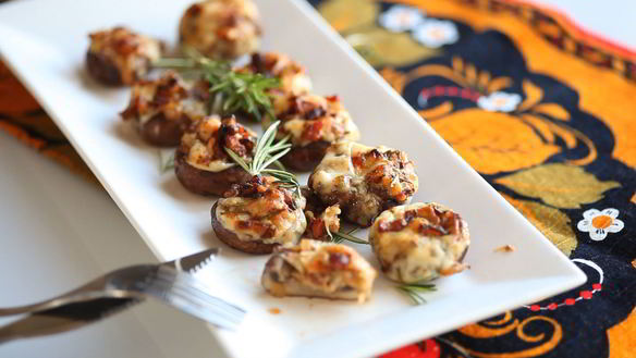 Рецепт Фаршированные сыром грибы