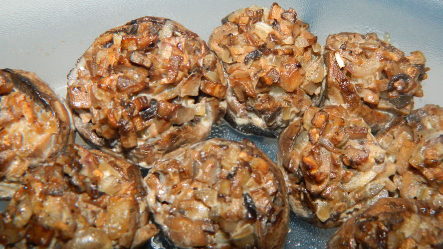 Рецепт фаршированные запеченные шампиньоны