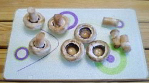 грибы фаршированные в духовке