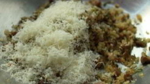 грибы фаршированные в микроволновке