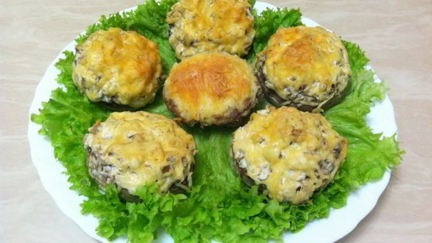 Рецепт грибы фаршированные