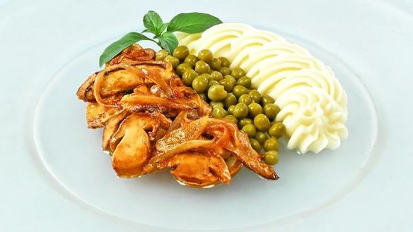 Рецепт Грибы под винным соусом