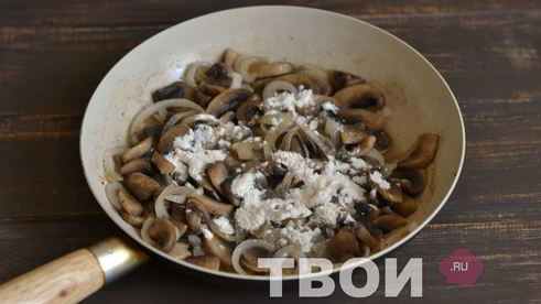 грибы в сливочном соусе