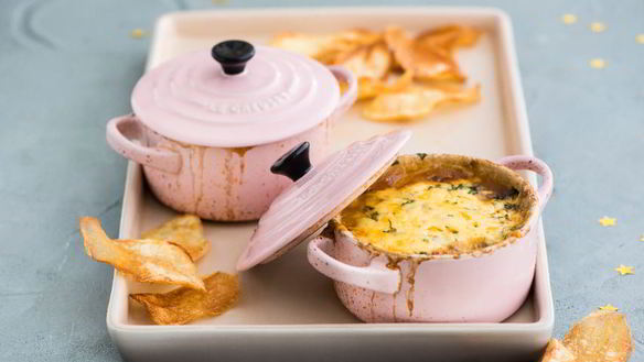 Рецепт Грибы, запеченные в кокотнице