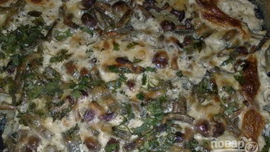 Рецепт опята в духовке