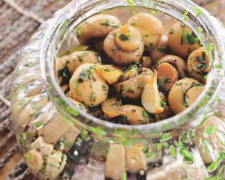 Пряные шампиньоны под водочку