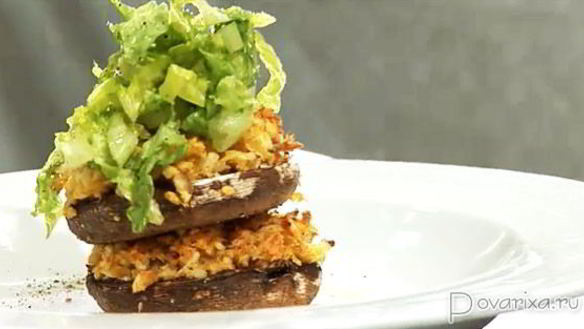 Рецепт Шампиньоны с начинкой