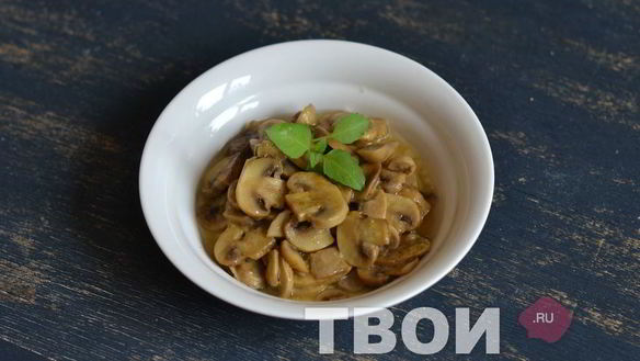 Рецепт Шампиньоны, запеченные с тимьяном и пармезаном