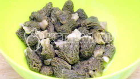 сморчки жареные с картофелем