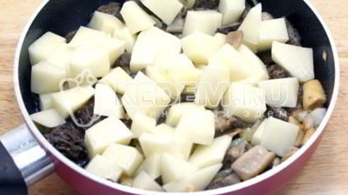 сморчки жареные с картофелем