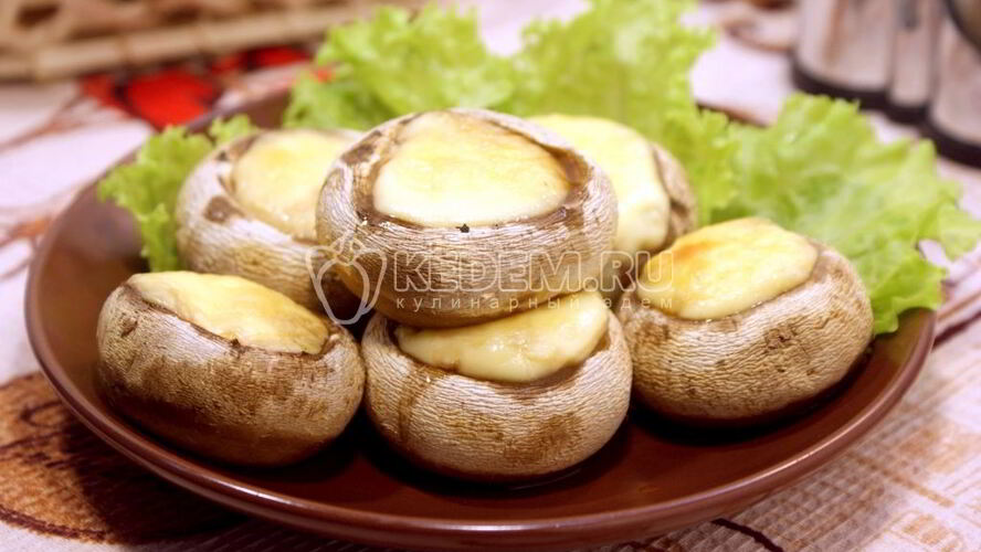 Рецепт запеченные шампиньоны с сыром