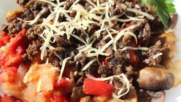 Рецепт Запеченные шампиньоны в духовке постные