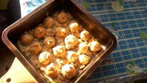 запеченные шампиньоны