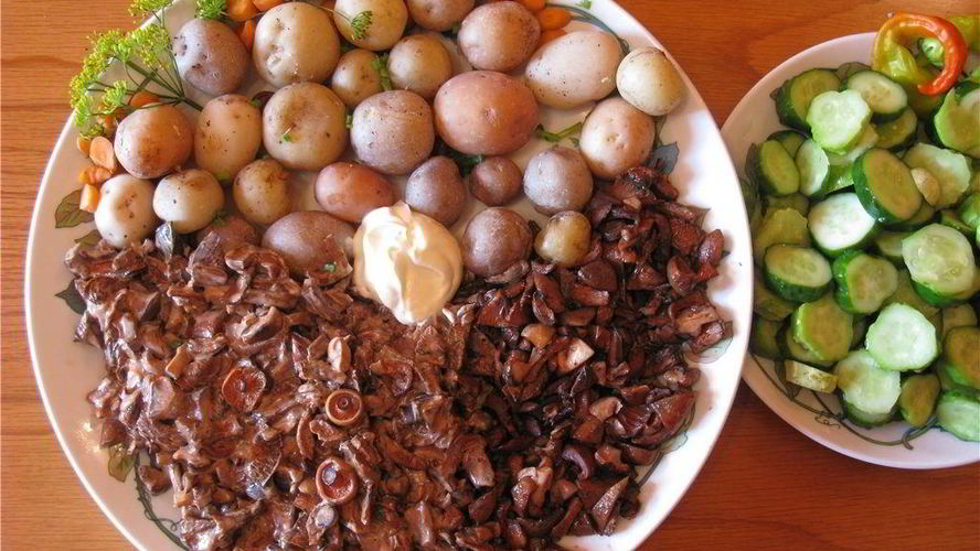 Рецепт жареные грибы рыжики