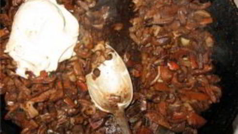 жареные грибы рыжики