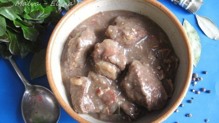 Рецепт говяжий гуляш по-фламандски