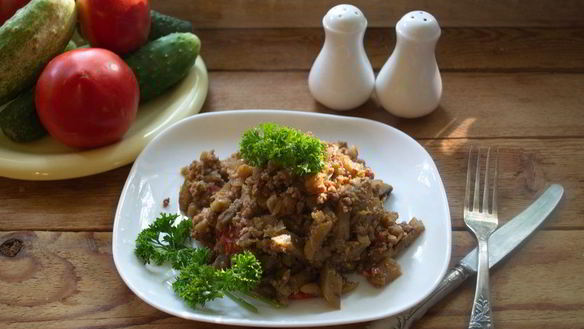 Рецепт Гуляш из баклажанов